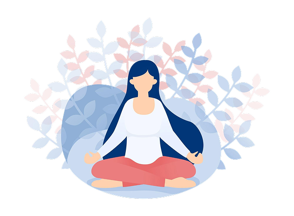 girl sits lotus position benefits meditation yoga 1